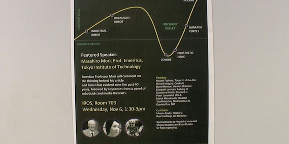 Experts Plunge Into the Uncanny Valley, Celebrate Masahiro Mori