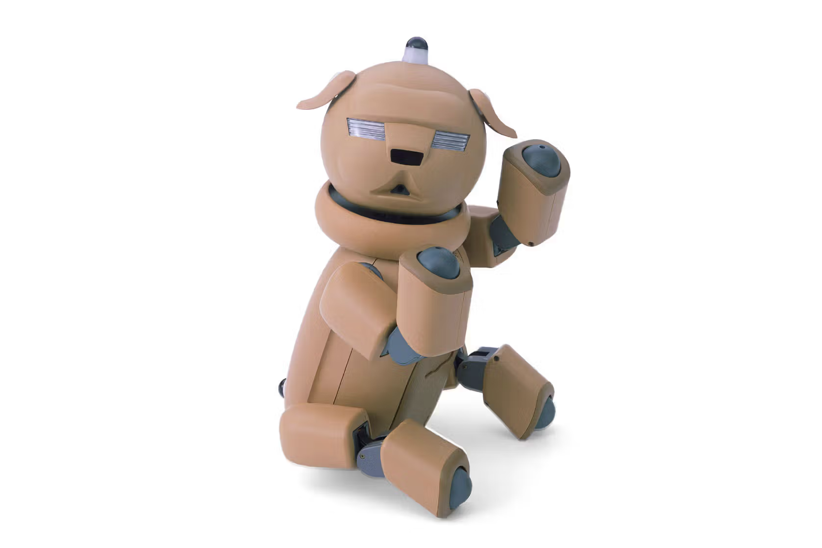 Brown robotic dog